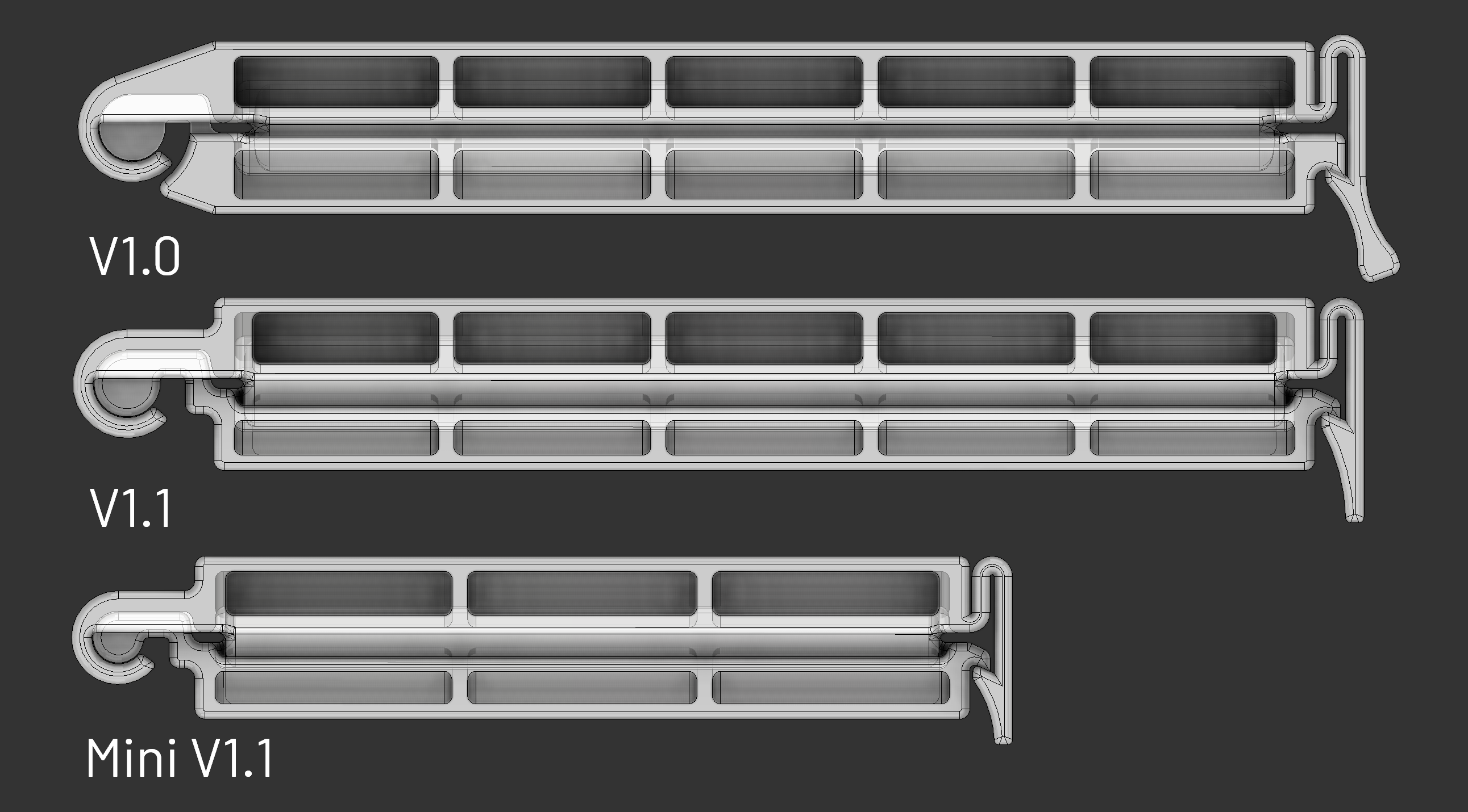 Bag Clip (Plastic Lock), 3D CAD Model Library